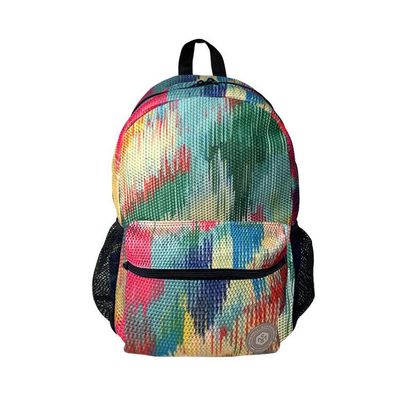 Large Capacity Student Schoolbag - Outdoor Travel & Computer Backpack with Mesh Design