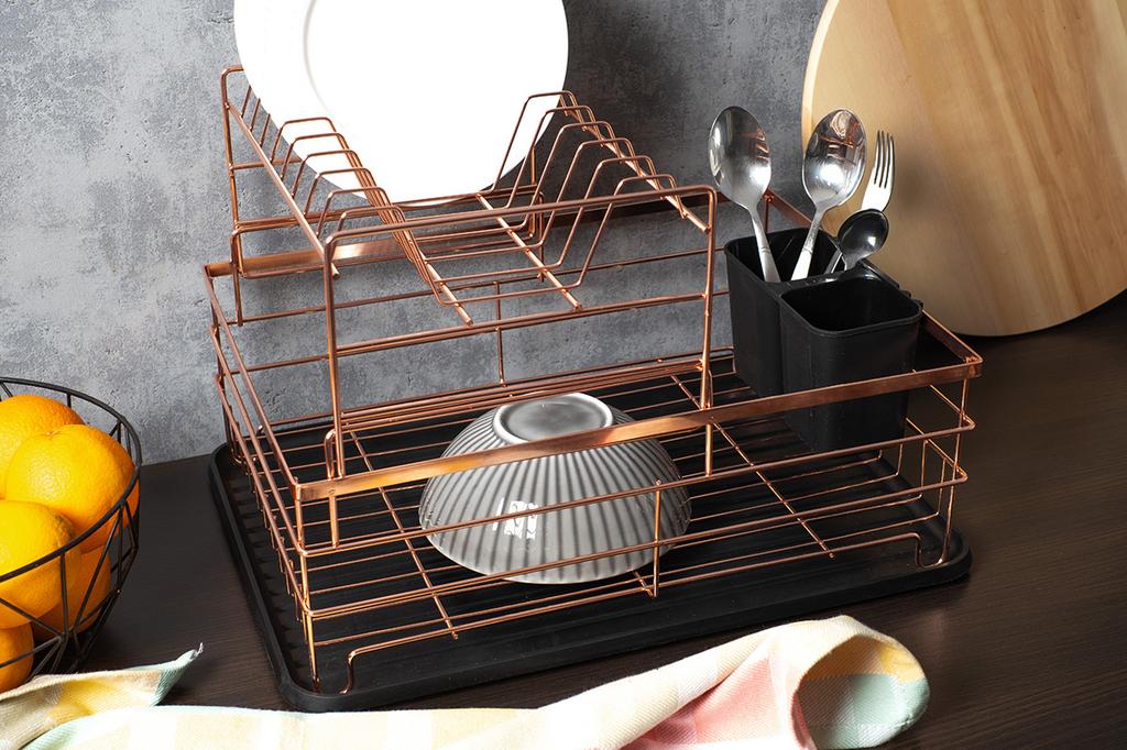 DISH DRYER WITH DRAINER AND TRAY 3385