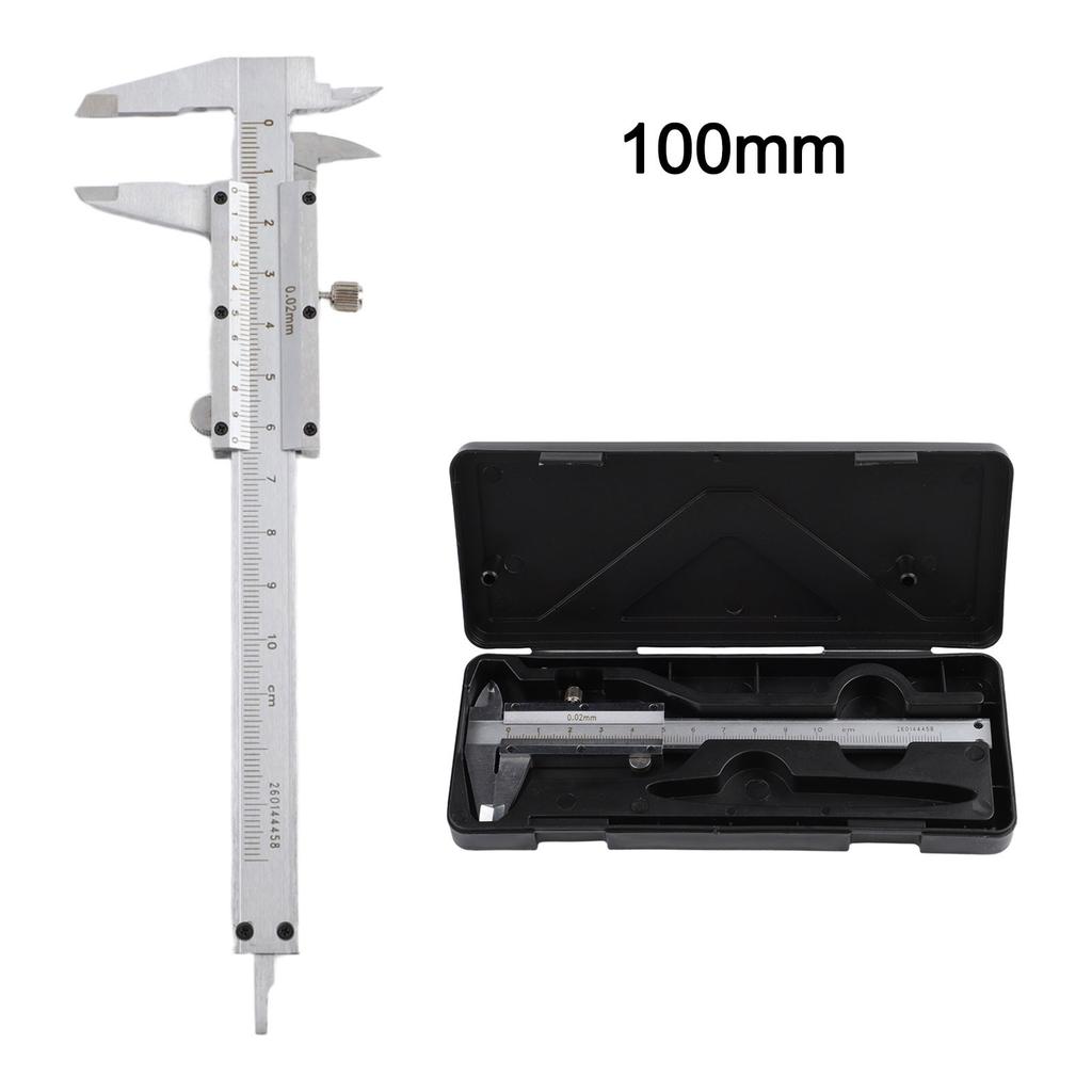 Easily Readable Scale On the Compact Miniature Vernier Calipers Size 100 Mm