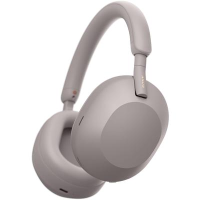 Sony Bezprzewodowe słuchawki stereo z redukcją szumów Ulepszona redukcja szumów z izolacją dźwięków rozmów telefonicznych Amazon z miękkim dopasowaniem w kolorze różowym WH1000XM5 PM WH-1000XM5