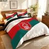 Nottingham Forest Pattern Bedding Quilt Set  Home Decoration  Gift (1 * duvet cover + 2 * pillowcase  without core)