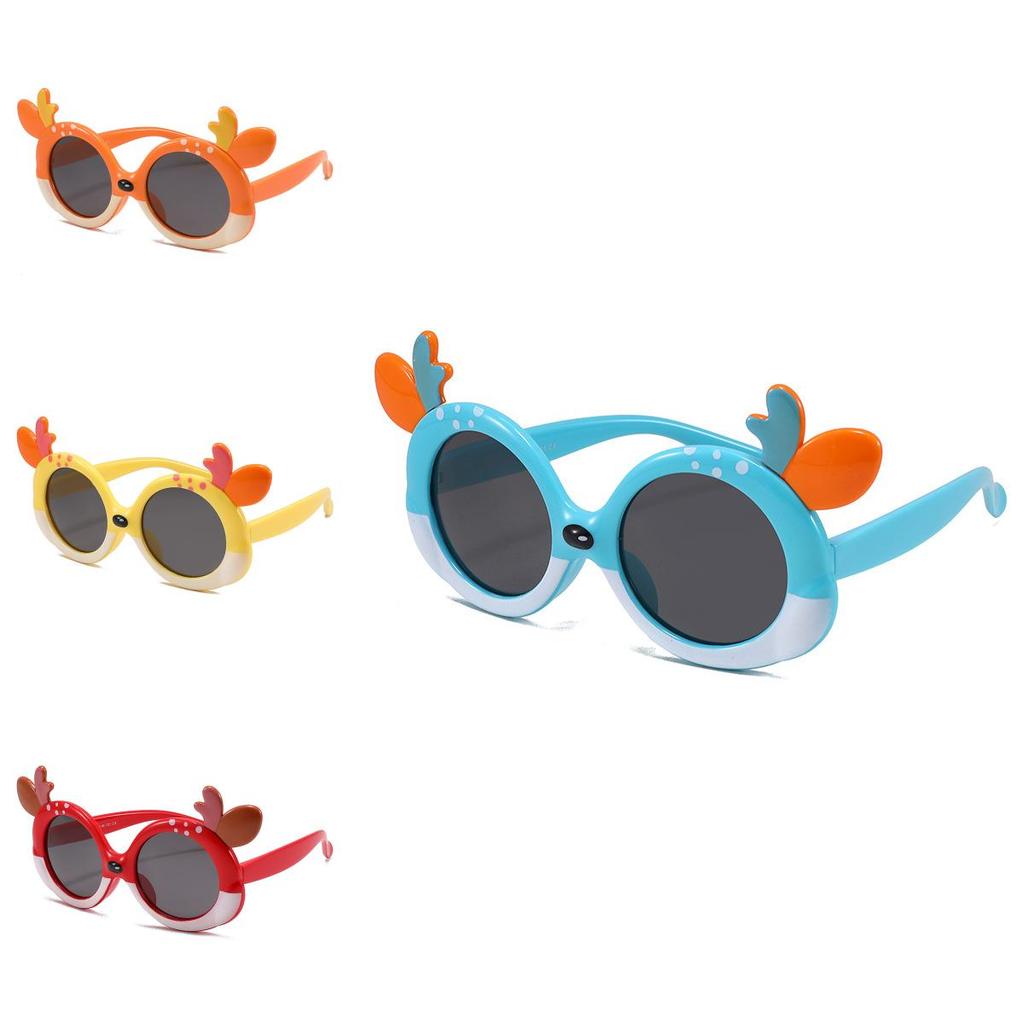 Fashionable Kids Sunglasses Deer Baby Design Summer Outdoor Protection Uv
