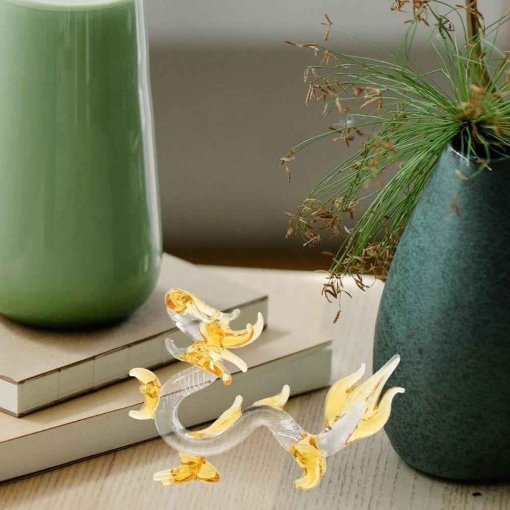 

3D хрустальная фигурка зодиака изысканные китайские украшения животных хрустальная скульптура дракона домашний декор