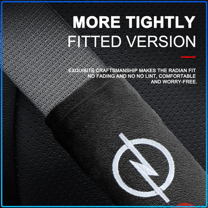 2Pcs Car Seat Belt Cover Styling Cotton Safety Shoulder Protector For Opel Crosa D Astra H Insignia Astra J Zafira B Mokkaastra Vivaro Astra G
