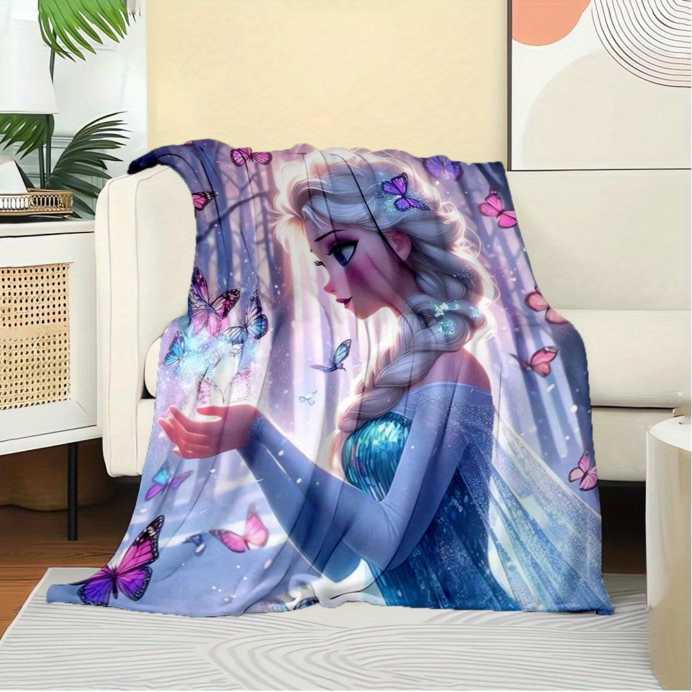 1PC Throw Blanket - Soft and Cozy Bed Coverlet for Winter Warmth, Perfect as a Gift or Home Decor Accessory with Elsa