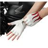 Unisex Half Finger Gloves, Genuine Sheepskin Leather, Fingerless Mittens for Cycling, Driving and Motorcycle Outdoor Use