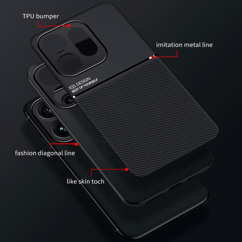 Custodia Magnetica Per OPPO Reno 16 Pro 16F 16FS Reno16 F FS 5G Copertura Protettiva Robusta Piatto Metallico Integrato Coque Fundas Capa