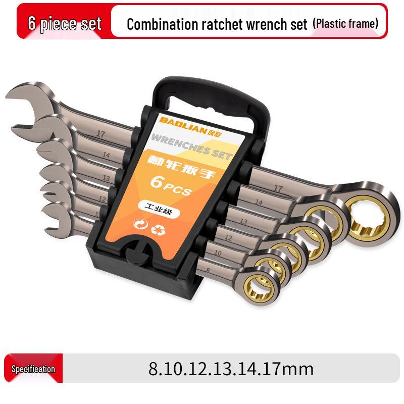 Torx Double-Ended Ratchet Wrench Set - Effort-Saving Extended Open-End Auto Repair Tool