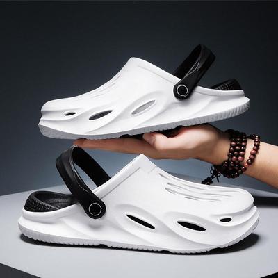 Outdoor Sports Hole Shoes Men's Summer Fishing Outer Wear Slippers Trend Sandals Outdoor Non-slip Men's Outdoor Beach Sandals