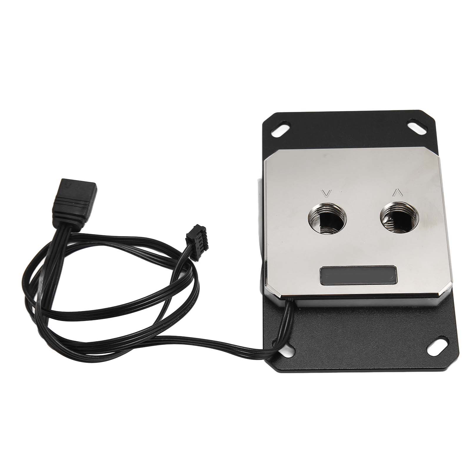 

Блок водяного охлаждения ЦП RGB-эффекты латунный красный медный 19,7-дюймовый кабель ЦП водяной блок с контроллером