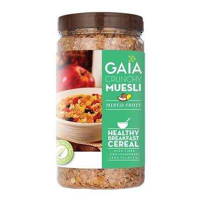Crunchy Muesli Fruit Mix (1 Kg), Crunchy Muesli Mixed Fruit, Gaia