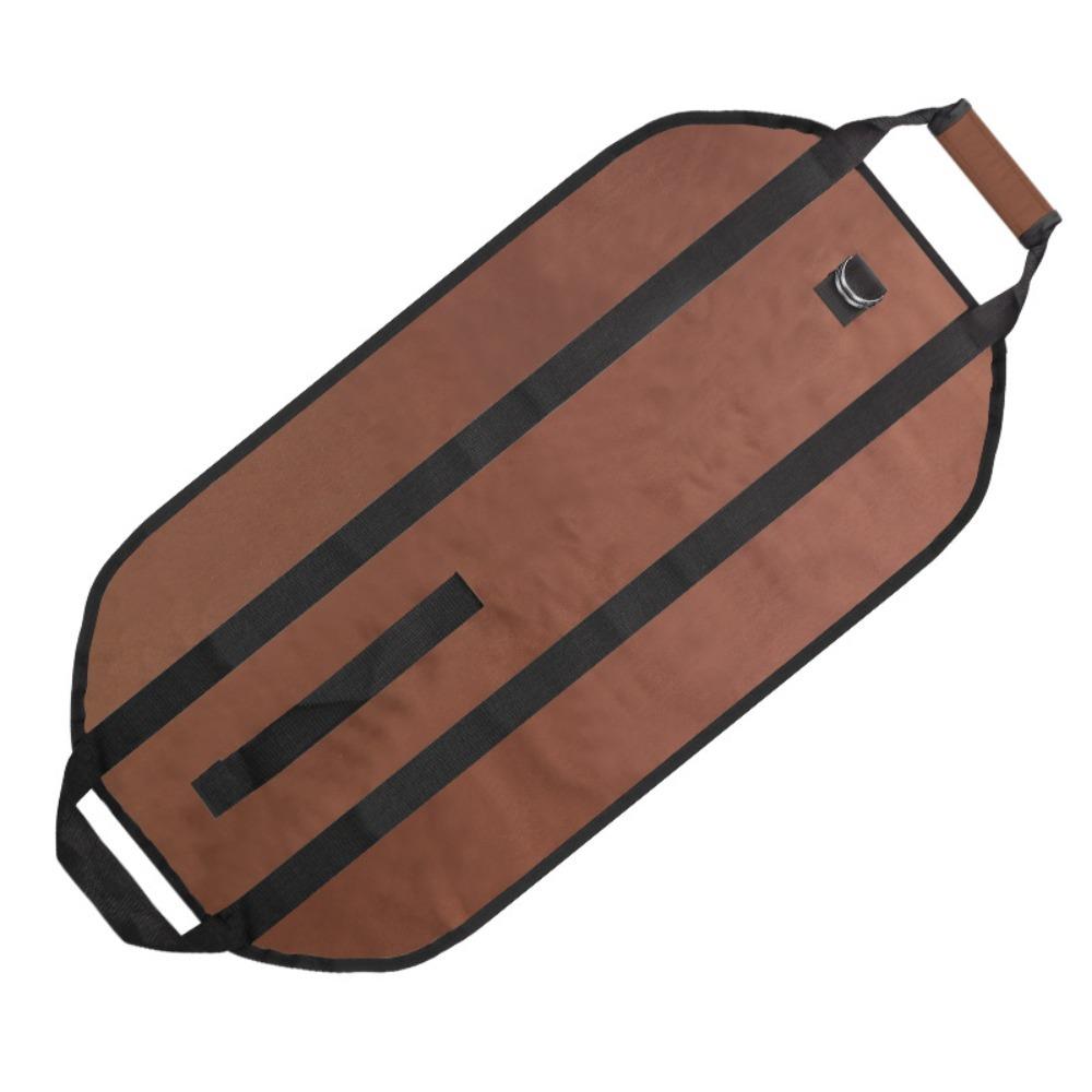 

Heavy Duty Firewood Carrying Bag With Handle Firewood Log Carrier Bag Outdoor Fire Pit коричневый