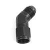 4AN 6AN 8AN 10AN 12AN Flare 90 Degree 45 Degree Fitting Female/Male Union BLACK