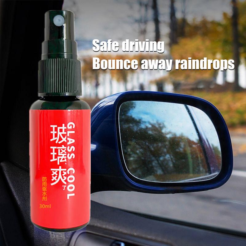 30ml Car Glass Anti-rain Water Spray Repellent Nano Coating Hydrophobic Waterproof Agent Oil Film Removing Auto Glass Film Agent