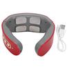 Wireless Neck Massager 9 Gears Adjustment Electric Cervical Vertebra Care MassagerRed Charging