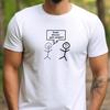 Stickman Shirt, Dude Did You Gain Weight T-Shirt, Funny Stick Figure Tee, Stickmen Tshirt, Dad Joke T Shirt, Fun Dad Tee, Stick Figure Gift