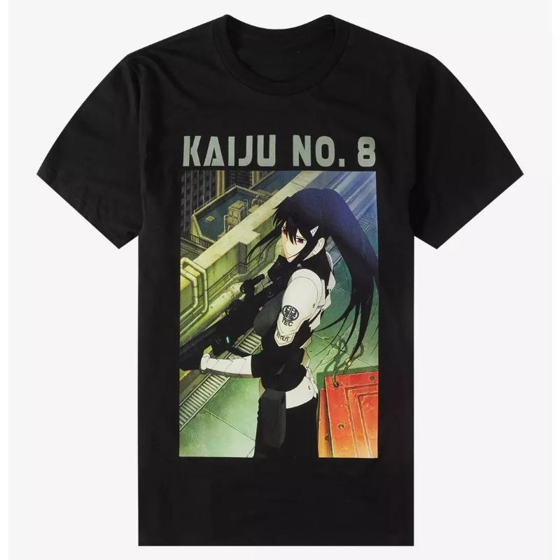 Anime Kaiju No 8 Graphic TShirt 100Cotton Oversized unisex Shirt Unisex Short Sleeve ONeck Women Y2k New Streetwear Fashion