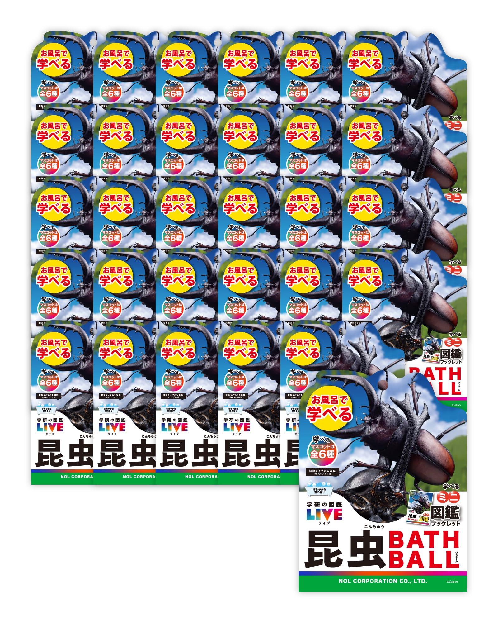 

Оптовая покупка иллюстрированных шариков для ванны Gakken LIVE с мини-игрушкой внутри, подарок для детей (Набор из 30 предметов) Буклет, Игрушка, Бомба,