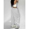 Hip Hop American Vintage Casual Pants Women's Sweatpants Loose Wide Leg Long Pants
