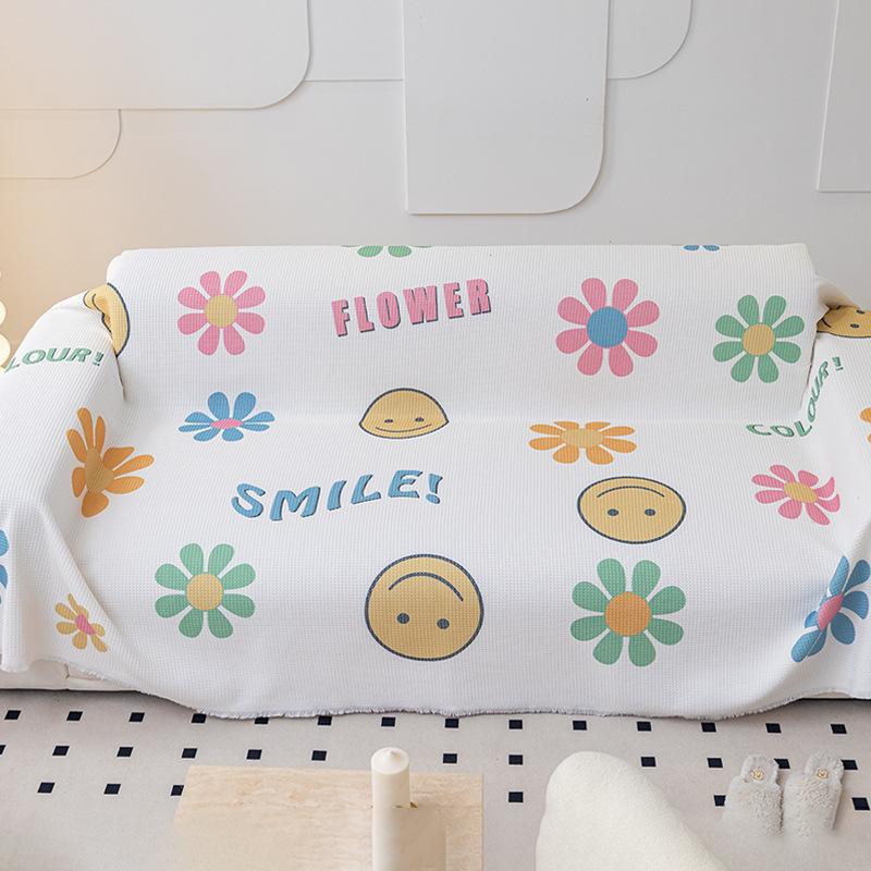 New Waffle Ice Silk Sofa Cushion Sofa Cover Universal Cover Premium Sofa Cover Four Seasons Universal Sofa Towel