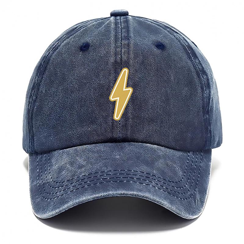 Pc Lightning Style Printed Hat Outdoor Style Hats for Women Baseball Hat for Men Baseball Caps Breathable Caps Adjustable