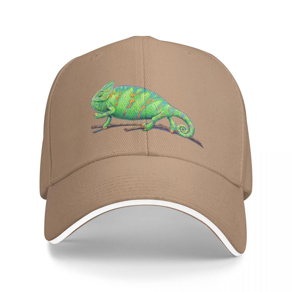 Veiled Chameleon Cap Baseball Cap Hat Luxury Brand Ny Cap Hat for Man Women's 1