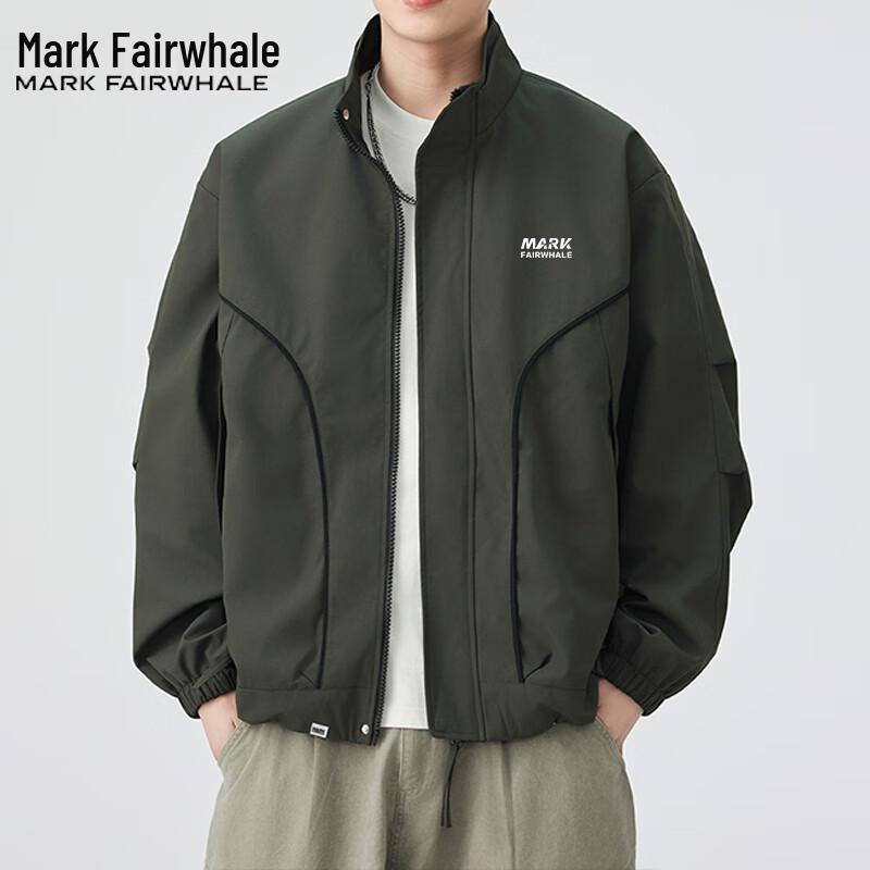 Mark Fairwhale Herren Locker Geschnittene Freizeit-Arbeitsjacke