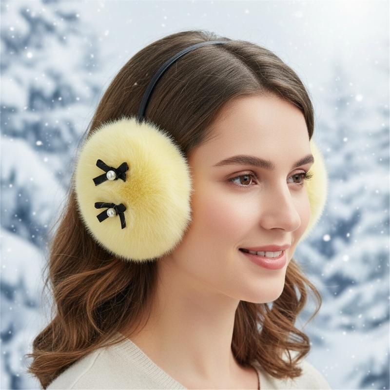 Fashionable Fleece Ear Covers Cold Weather Protections Lightweight Ear Warmers For Men Women Winter Accessories