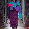 Li-Ning Paris Fashion Week 2020 Fall-Winter Runway Functional Loose Jacket Unisex Jacket Purple-Red AJDQ373-2
