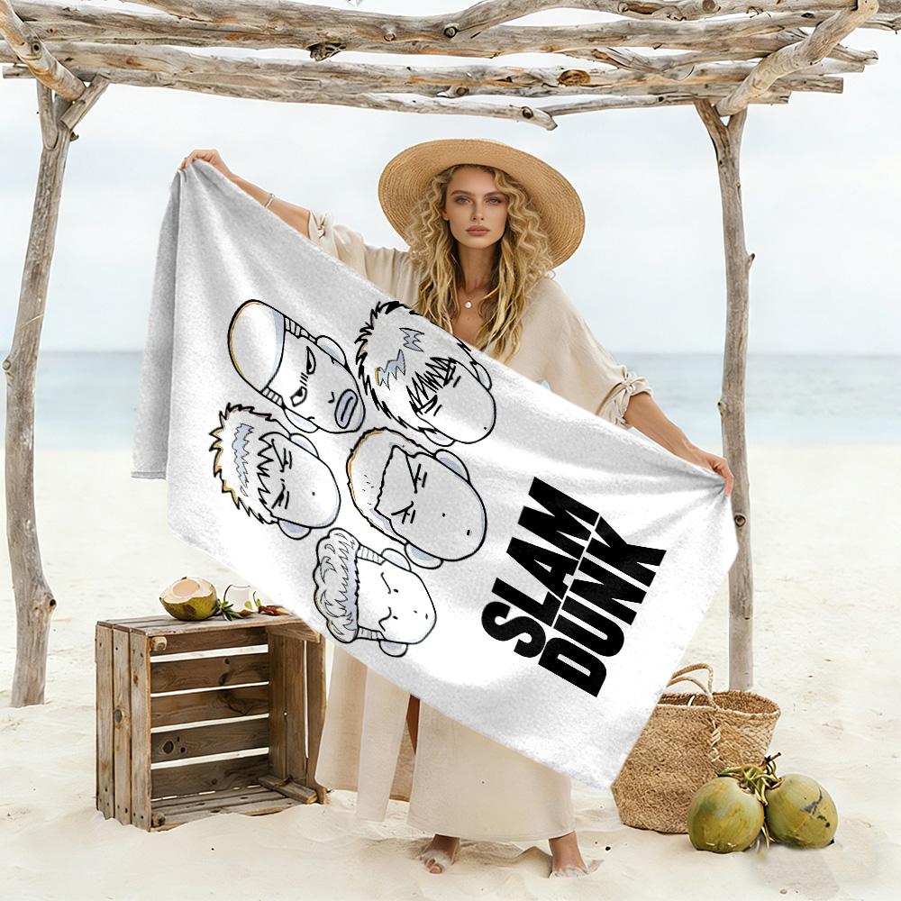 Slam Dunk Beach Towel High Absorbency & Quick-Dry Comfortable Lightweight