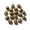 20pcs 3D Buddha Head Spacer Beads Charms 11x7x9mm Alloy Metal DIY Jewelry Making Accessories Findings for Necklace Bracelets