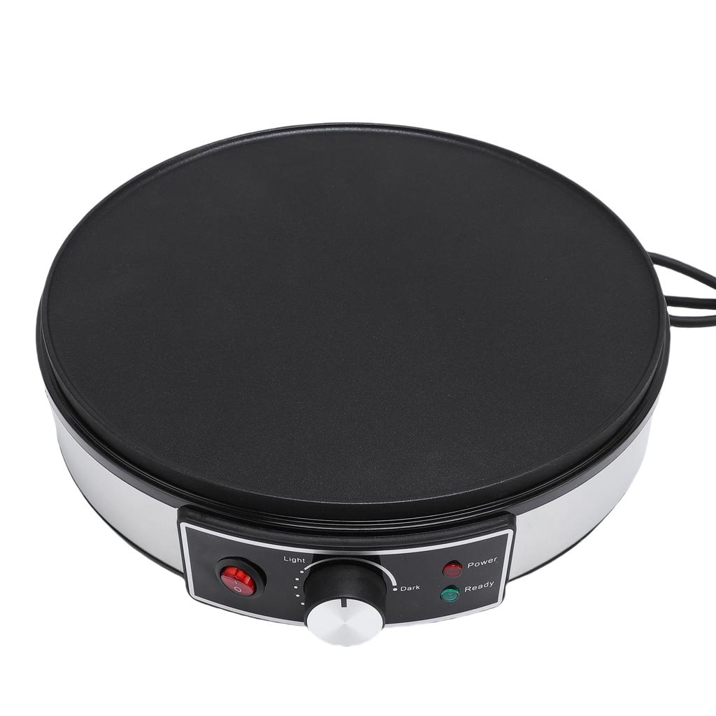 Electric Griddle Crepe Maker 11.8 Inch LED Indicators Adjustable Temperature Control Anti Stick