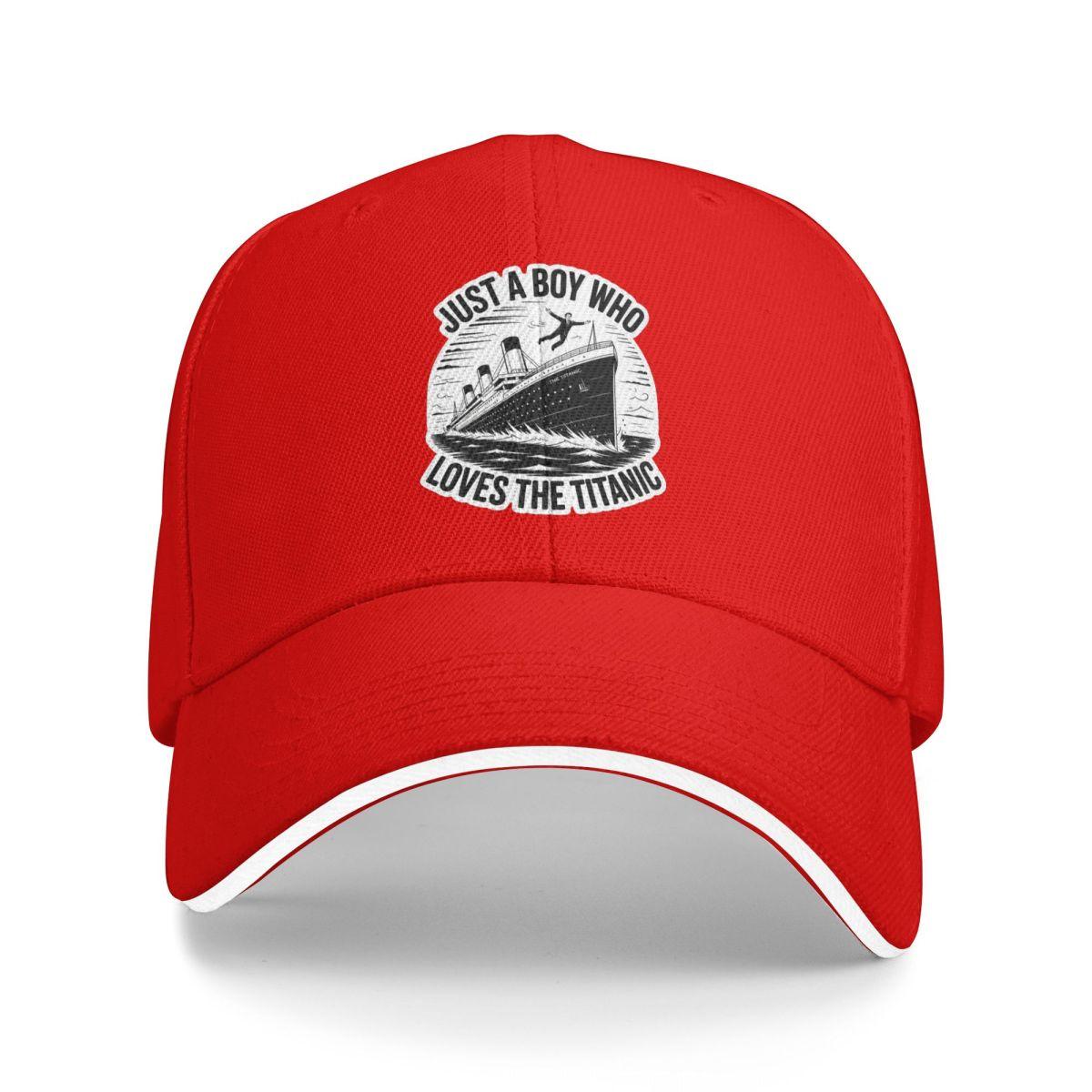 

Unisex Baseball Hats Just A Boy Who Loved Titanic Outdoor Streetwear Summer Sports Baseball Caps Hip Hop Cap Casquette Hats One Size