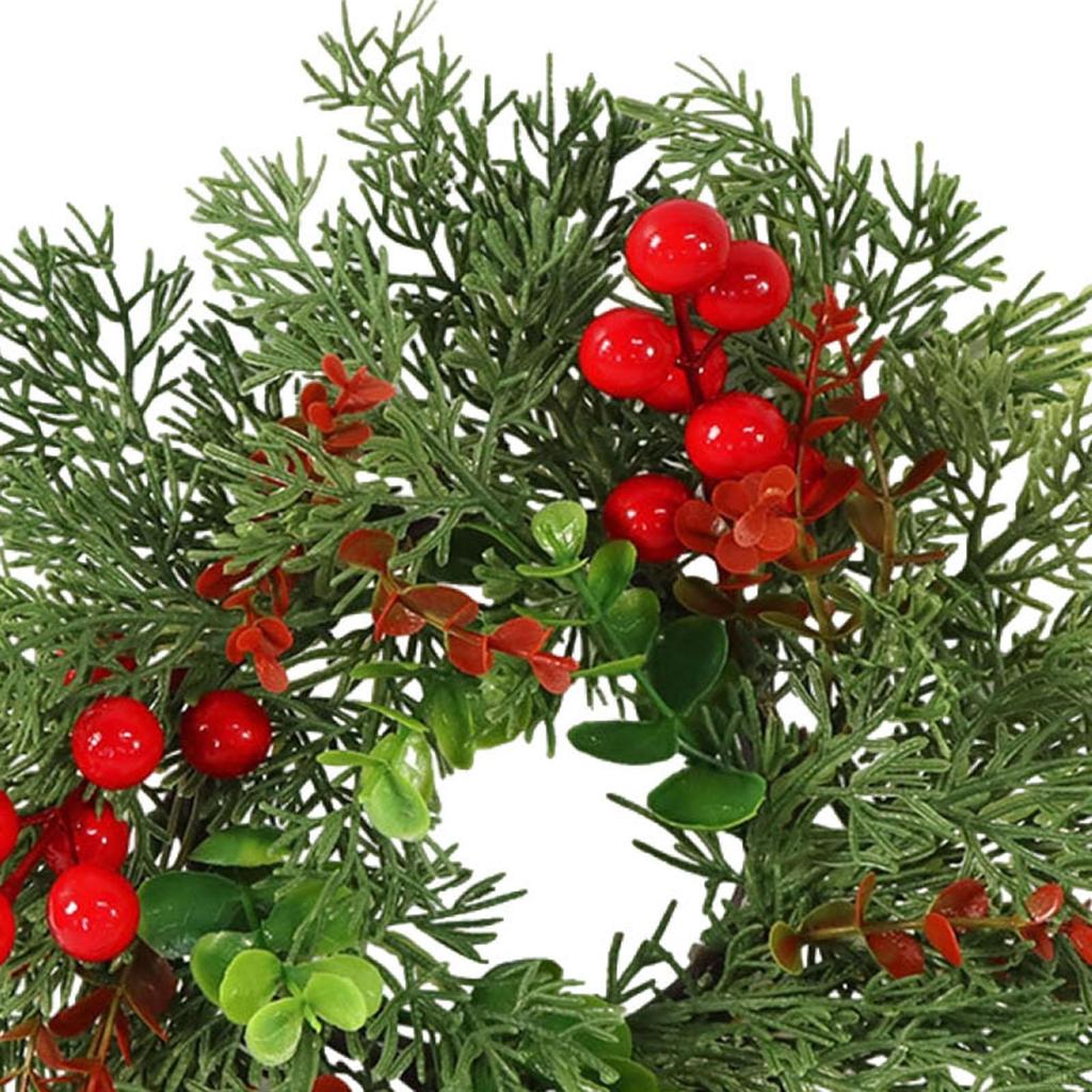 Christmas Candle Ring Decoration Holder for Celebration Kitchen Party Style A