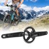 34T Bicycle Crankset Hollow 170MM Integrated Bike Crank and Chainring Set for Cycling 9 to 12 Speed