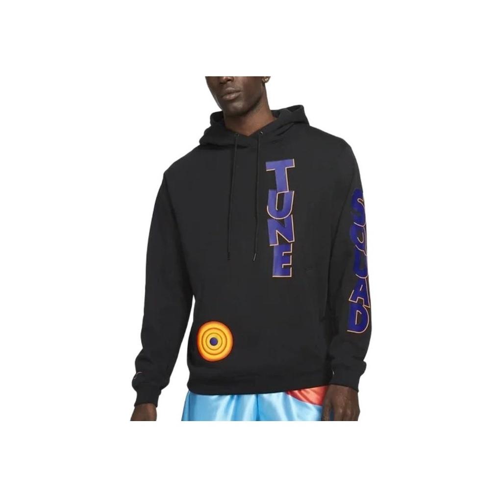 Nike Space Jam: A New Legacy Tune Squad Kreslená potlač Športová pulóverová mikina s kapucňou Pánska mikina Čierna DJ3901-010