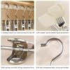 5/10Pcs Upgrade Widen Closet Clothes Organizer No Trace Clothespins Clothes Pegs With Hooks Pants Socks Drying Clothes Hangers