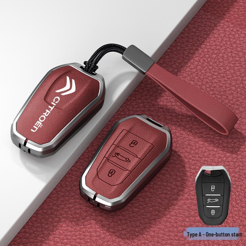 Car Key Cover & Buckle for Citroen C3XR, C4L, Tianyi, C5, C4 Sega, Elysee, C6 Models