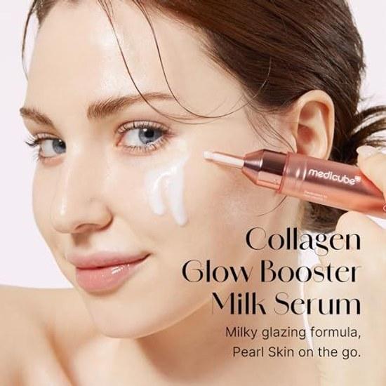 Medikube Collagen Glow Booster Serum Plump High Concentration Wrinkle Peptide Hydrated Skin Dull Extremely Dry Korean Skincare