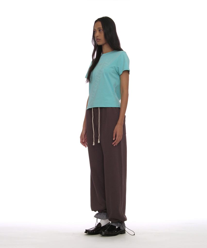PARTIMENTO WOMEN Dbr Print Relaxed Tee_Emerald