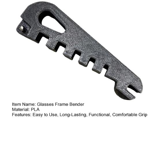 Eyeglass Curvature Adjuster Glasses Frame Bender Temple Arm Nose Pads Adjuster Optician Tool Adjust Tighten Loose Glasses for DIY Glasses Repair