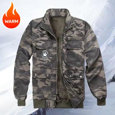 Autumn and Winter Padded Tops Warm Camouflage Clothing Wearable