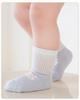 Non-slip Summer Mesh Baby Socks – Seamless, Lightweight, Loose Cuff, Class A Cotton
