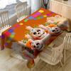 Marigold Sugar Skull Rectangle Table Cloth for Table Decor Kitchen Dining Waterproof Reusable Tablecloth for Table Wedding Party