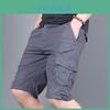 Men Summer Cargo Shorts With Multiple Pockets And Zipper For Casual Urban Style