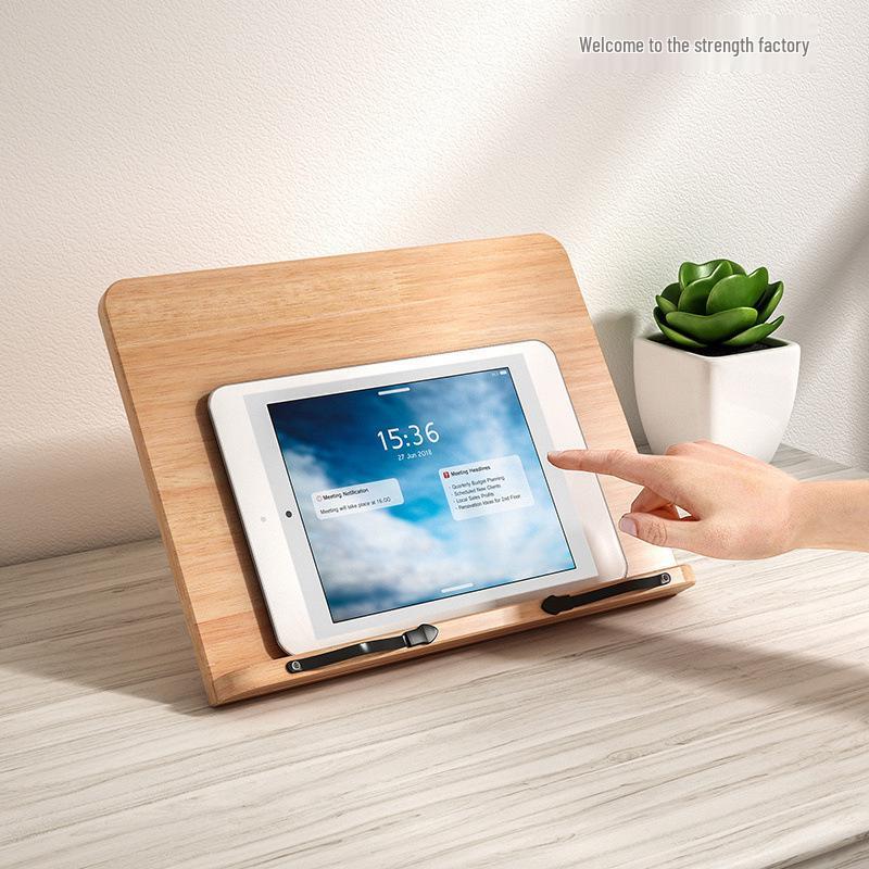 Wooden Book Holder & Reading Stand for Adults and Children