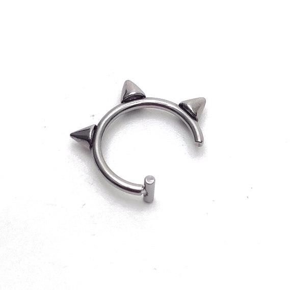 Trendy No-Punch Fake Lip Ring Clip - Hole-Free Piercing Jewelry