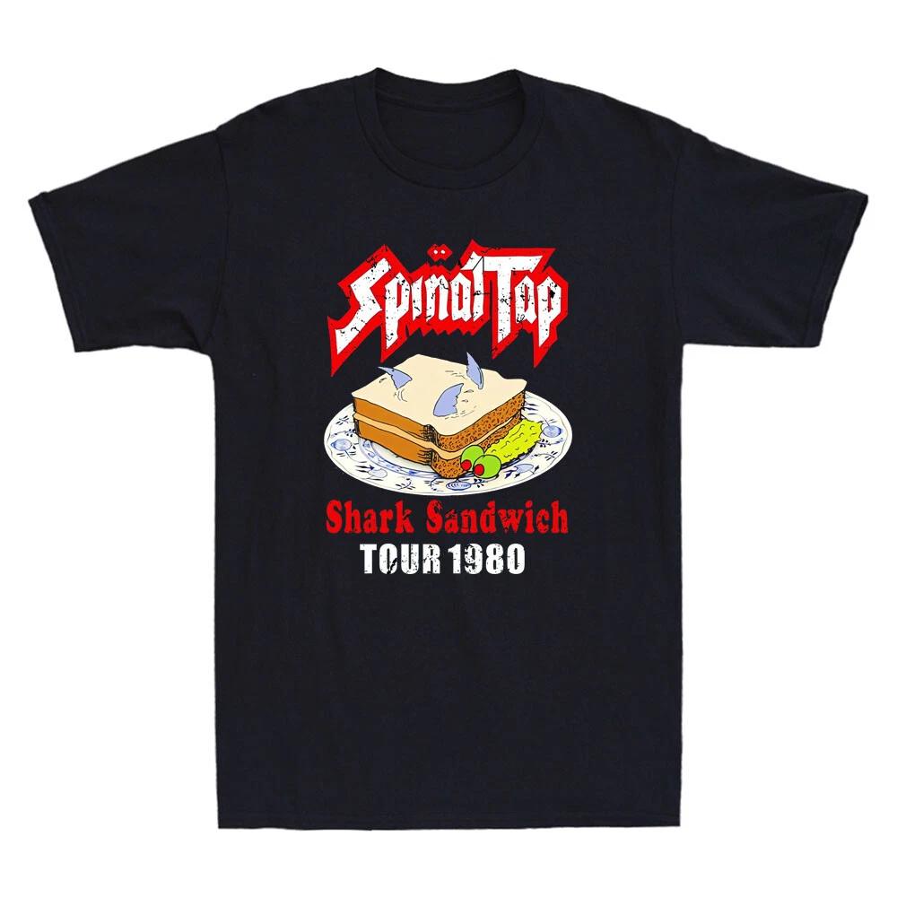 Shark Sandwich Funny Sandwich Graphic Quote Vintage Men s Short Sleeve T-Shirt 2XL
