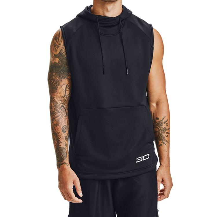 Under Armour Curry Sleeveless Hoodie 'Black' Men's 1356995-001