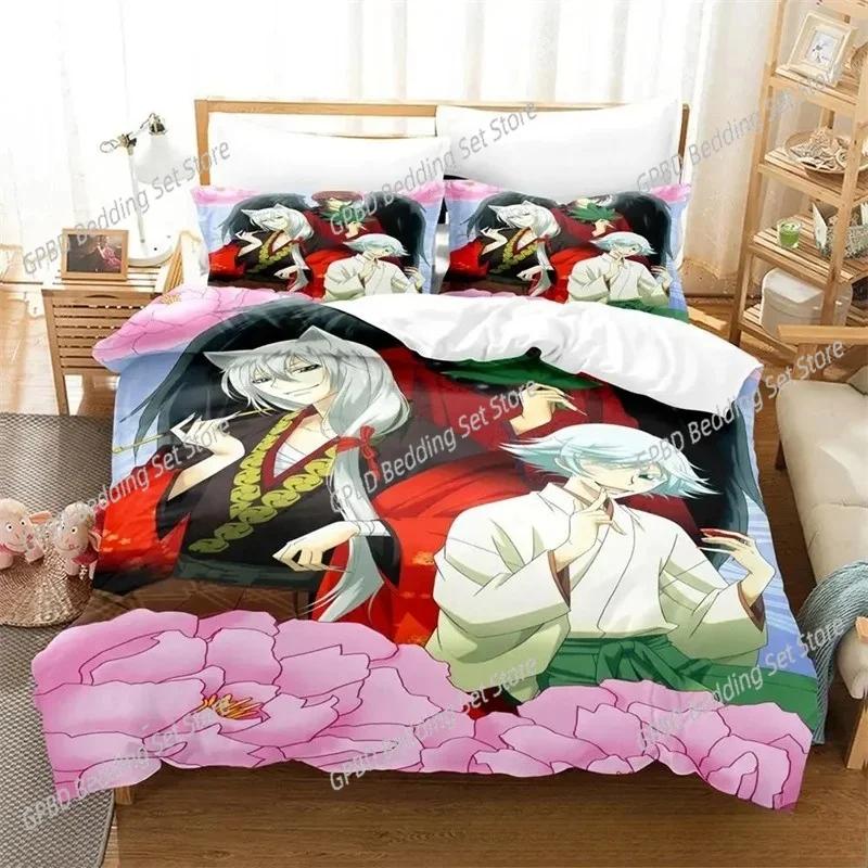 Comforter 3D Print Kamisama Kiss Tomoe Anime Bedding Set Boys Girls Twin Queen King Size Bed Boys Adult